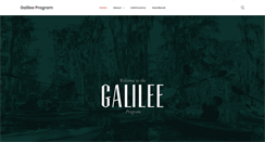 Desktop Screenshot of galileeprogram.com